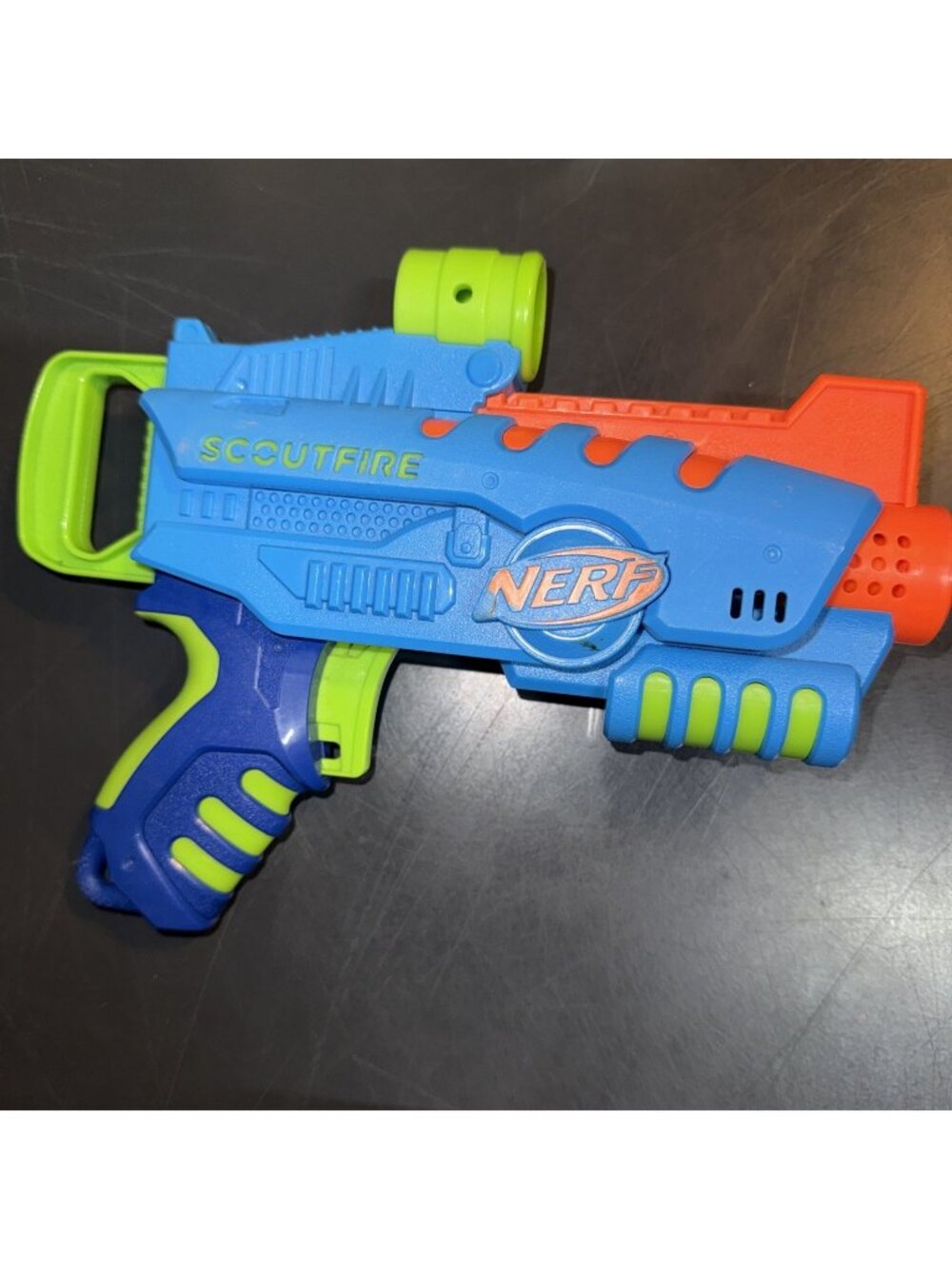 NERF Junior Scoutfire Spring Powered Foam Dart Pistol Toy Blaster Gun No Darts